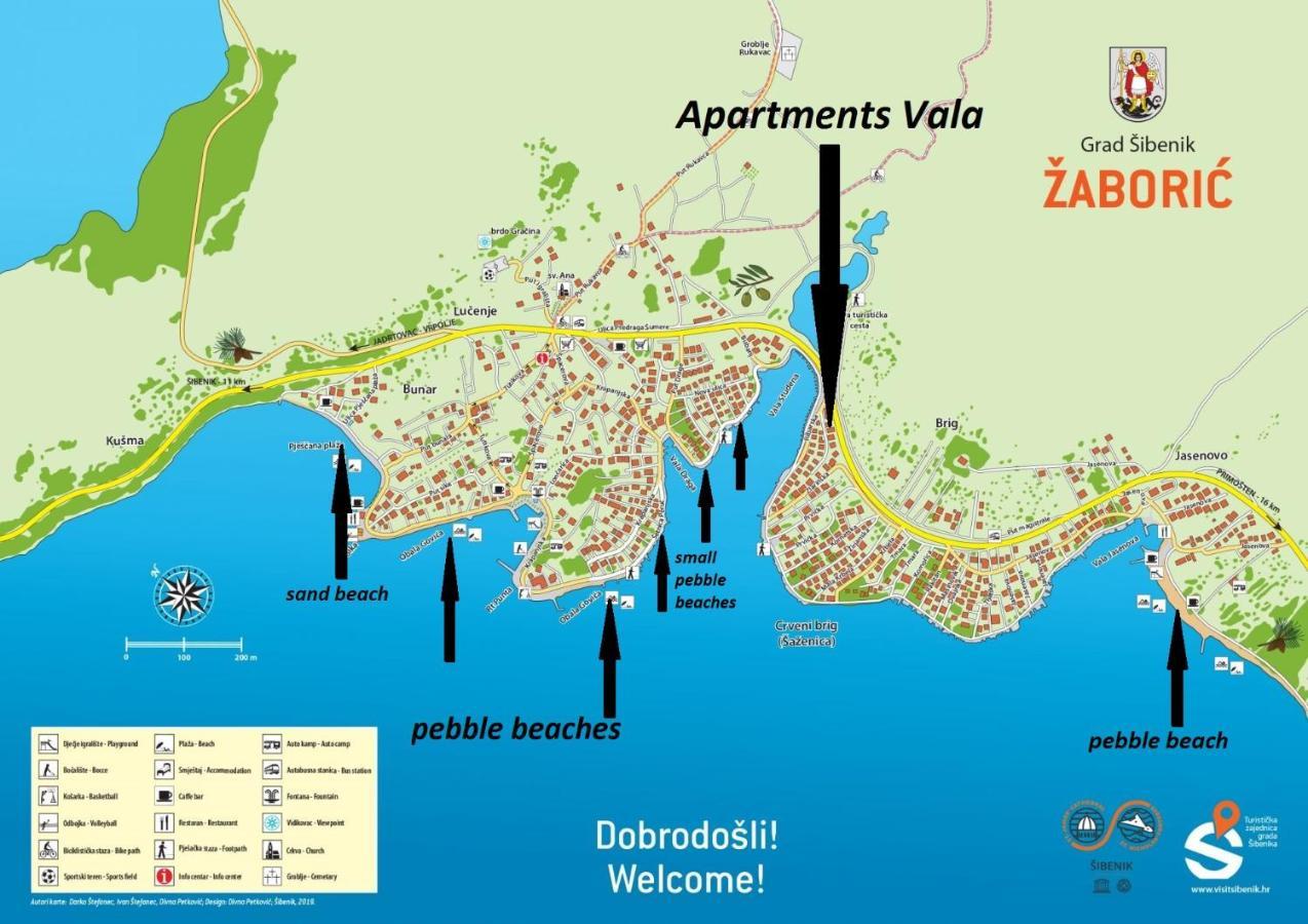 Apartments Vala Zaboric - With Boat Mooring Exteriör bild